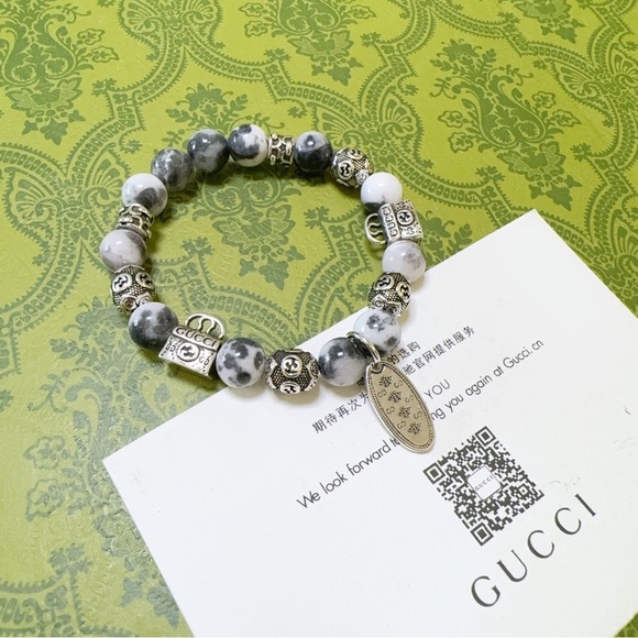 Gucci natural agate bracelet - Picture 1 of 3